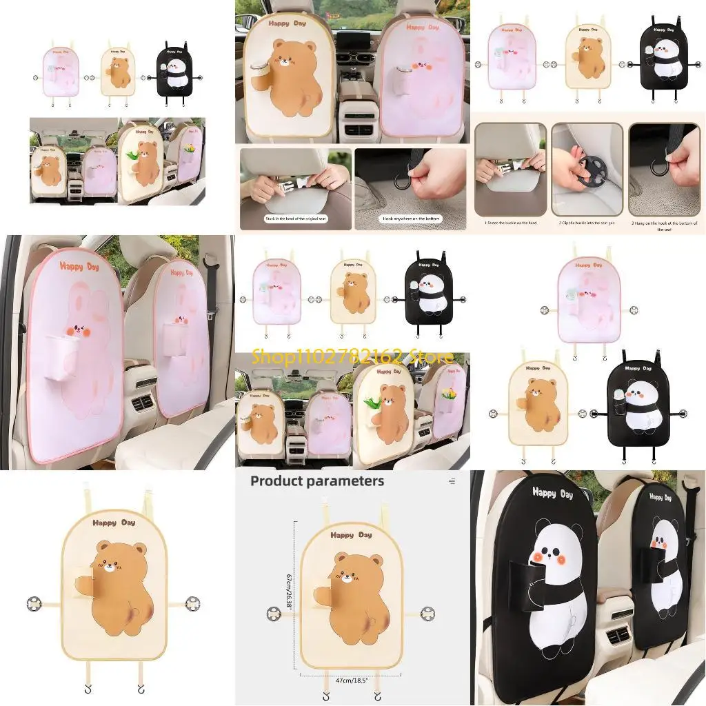 547B Car Back Cover Cartoon Protectors Kick Mat with Water Bottle Holder
547B Car Back Cover Cartoon Protectors Kick Mat with Water Bottle Holder