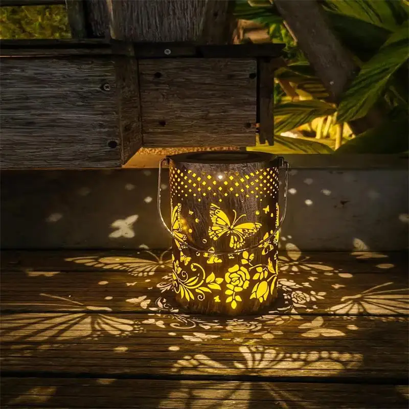 Solar garden light garden decorative light iron butterfly solar light waterproof simple projection hanging light lawn light
Solar garden light garden decorative light iron butterfly solar light waterproof simple projection hanging light lawn light