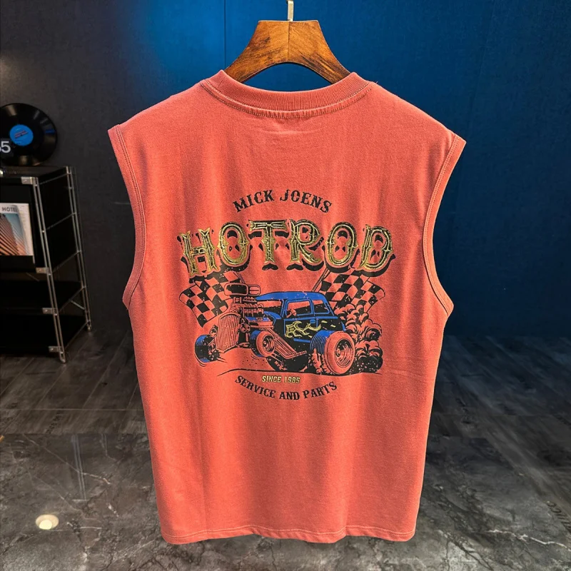 2025 Summer New Sports Fitness Loose Sleeveless Tank Top Men's Sweat Absorbing Trendy Printed T-shirt
2025 Summer New Sports Fitness Loose Sleeveless Tank Top Men's Sweat Absorbing Trendy Printed T-shirt