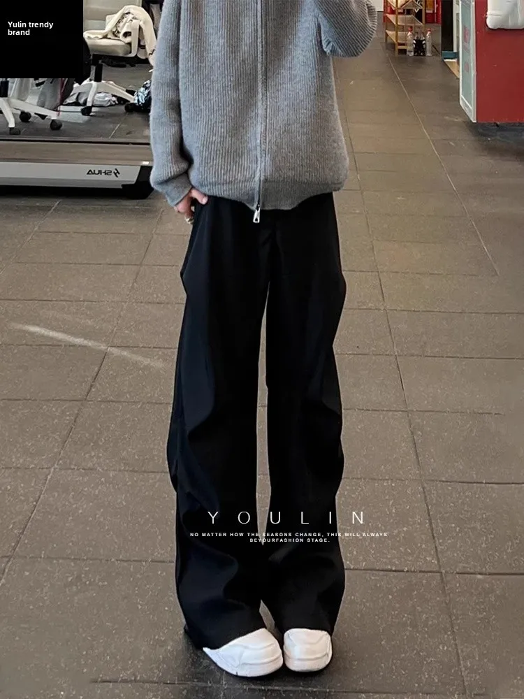 Cleanfit Bla Pleated Straight Leg Men's Casual Pants American Sle Wide Leg West Pants Slimming Long Trousers
Cleanfit Bla Pleated Straight Leg Men's Casual Pants American Sle Wide Leg West Pants Slimming Long Trousers