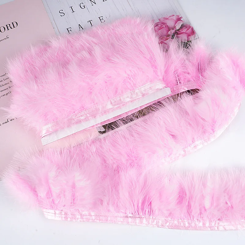 Pink Fluffy Turkey Feathers Trim Fringe Ribbon 8-10cm Marabou Feather for Crafts Clothing Dress Sewing Wedding Party Decor
Pink Fluffy Turkey Feathers Trim Fringe Ribbon 8-10cm Marabou Feather for Crafts Clothing Dress Sewing Wedding Party Decor