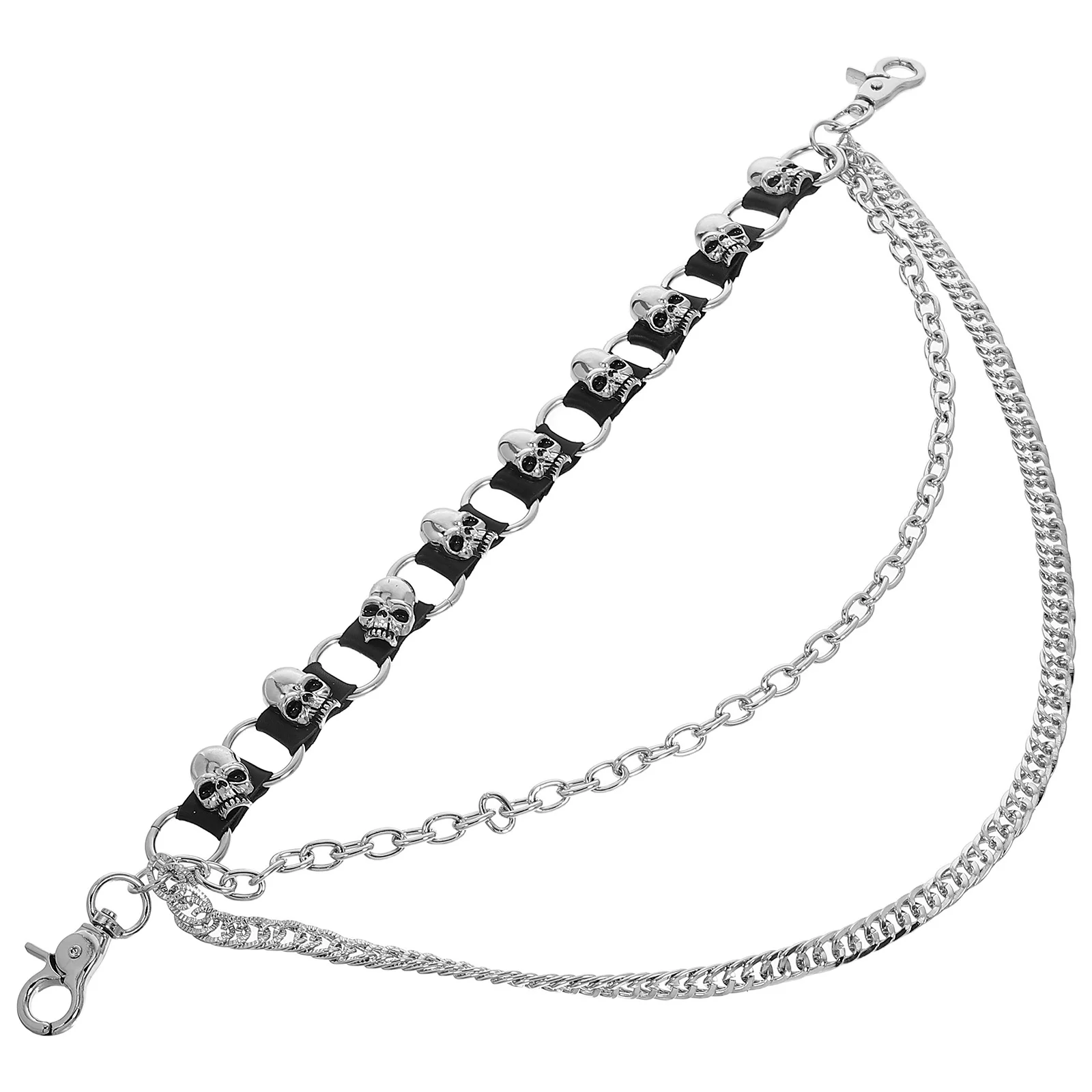 Skull Pants Chain Hip Hop Punk Multi-Layered Metal Denim Rock Trouser Charm Party Daily Wear Accessory Halloween Jean Chain
Skull Pants Chain Hip Hop Punk Multi-Layered Metal Denim Rock Trouser Charm Party Daily Wear Accessory Halloween Jean Chain