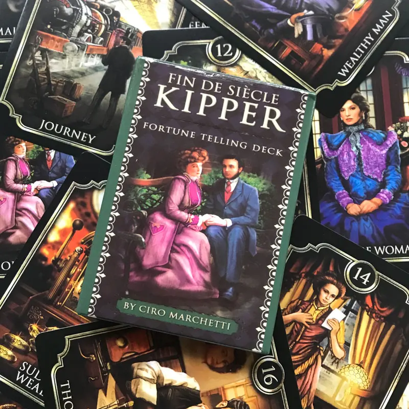 Hot sales Fin Sieve Kipper Tarot Oracle Tarot Card Fate Divination Prophecy Card Family Party Game Tarot PDF Guide
Hot sales Fin Sieve Kipper Tarot Oracle Tarot Card Fate Divination Prophecy Card Family Party Game Tarot PDF Guide