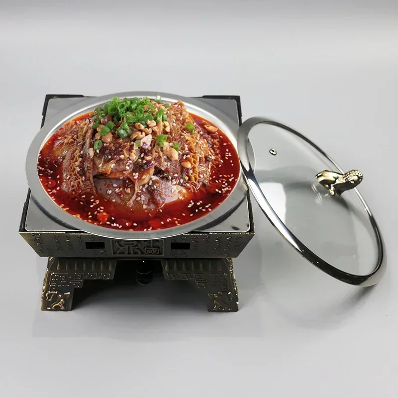 Элитная посуда для отелей: креативная китайская тарелка для подогрева блюд, уникальная художественная тарелка неправильной формы в стиле античной бронзовой котлыны
Элитная посуда для отелей: креативная китайская тарелка для подогрева блюд, уникальная художественная тарелка неправильной формы в стиле античной бронзовой котлыны