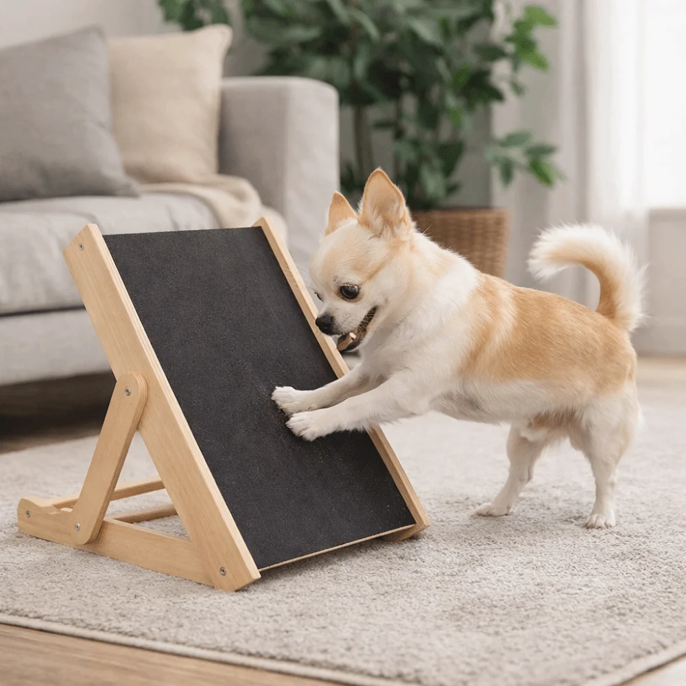 Adjustable Height Dog Scratch Board Folding Standing Pet Nail Polisher Wooden Wear-Resistant Nail Trim Pad Pet Scratching
Adjustable Height Dog Scratch Board Folding Standing Pet Nail Polisher Wooden Wear-Resistant Nail Trim Pad Pet Scratching