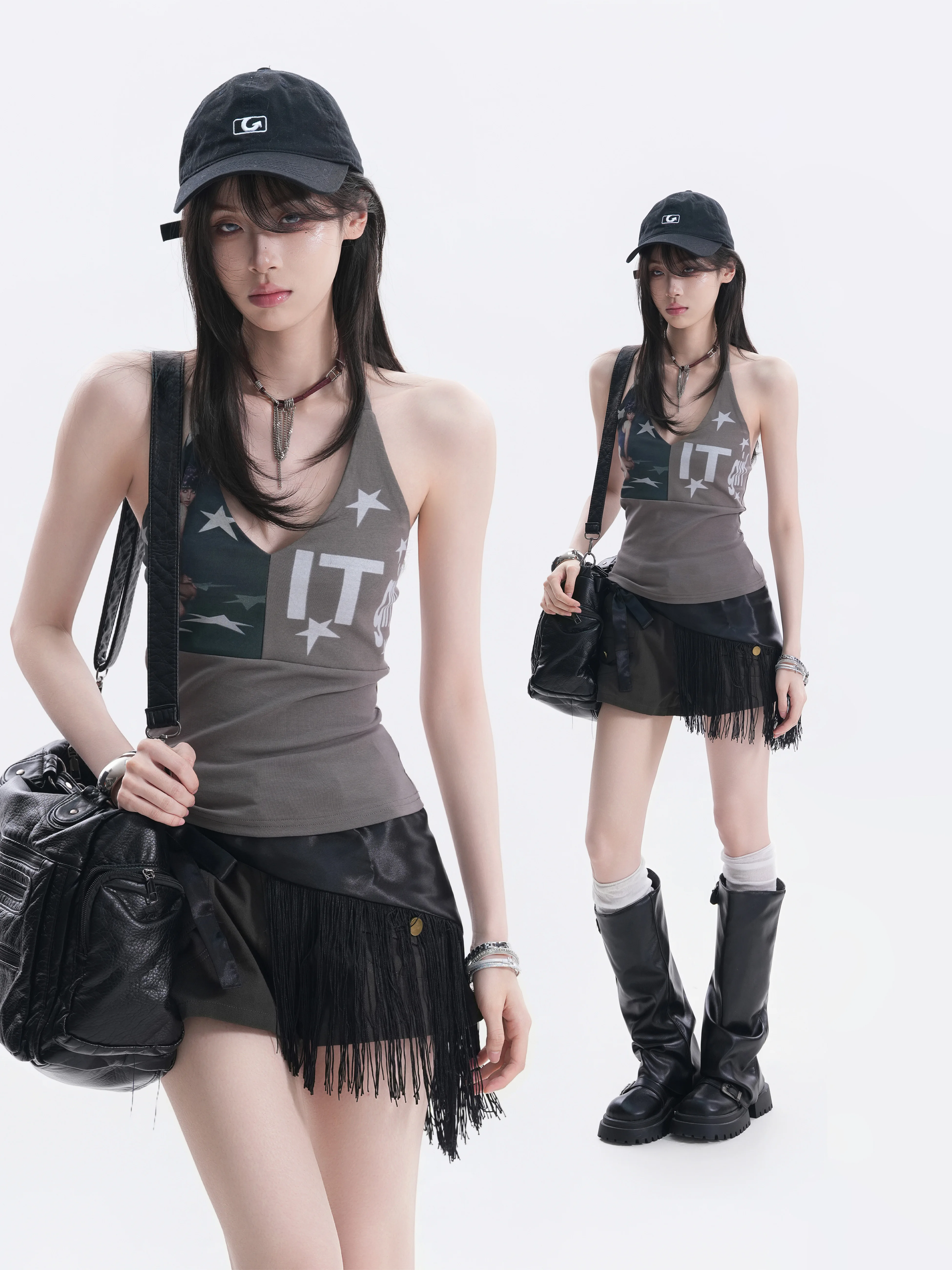 Sexy Short American Style Hot Girl Halter Top Women's Slim Fit Short Length Breathable Cotton Polyester Blend Casual Top
Sexy Short American Style Hot Girl Halter Top Women's Slim Fit Short Length Breathable Cotton Polyester Blend Casual Top