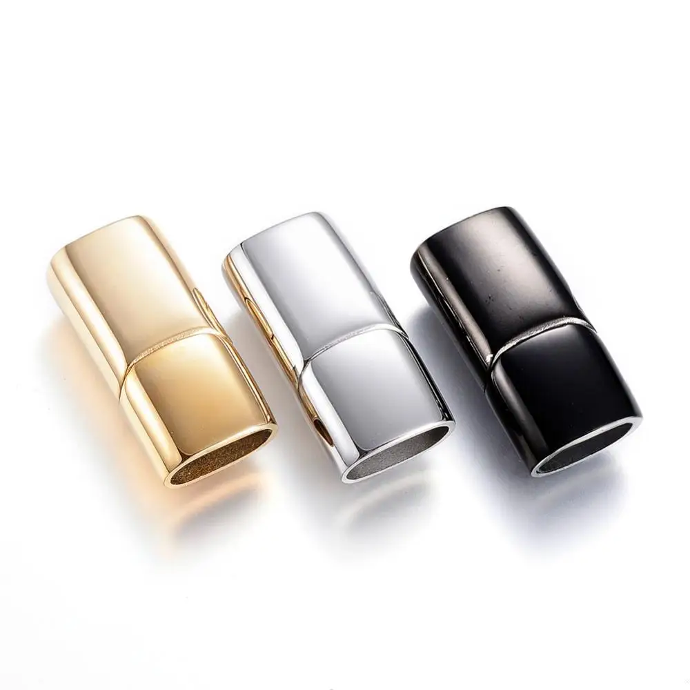10Set 304 Stainless Steel Magnetic Clasps with Glue-in Ends Rectangle Leather Cord Magnet Buckle Bracelet DIY Jewelry Making
10Set 304 Stainless Steel Magnetic Clasps with Glue-in Ends Rectangle Leather Cord Magnet Buckle Bracelet DIY Jewelry Making