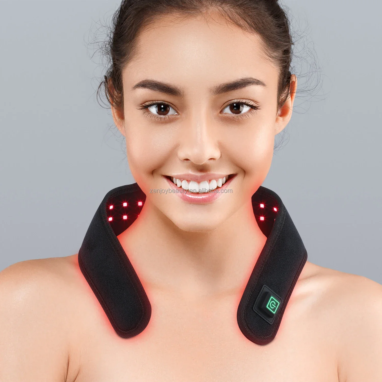 660nm 850nm Wearable Red Infrared Light Therapy Wrap Led Therapy Pad Physical Therapy Device for Neck and Shoulder Pain Relief
660nm 850nm Wearable Red Infrared Light Therapy Wrap Led Therapy Pad Physical Therapy Device for Neck and Shoulder Pain Relief