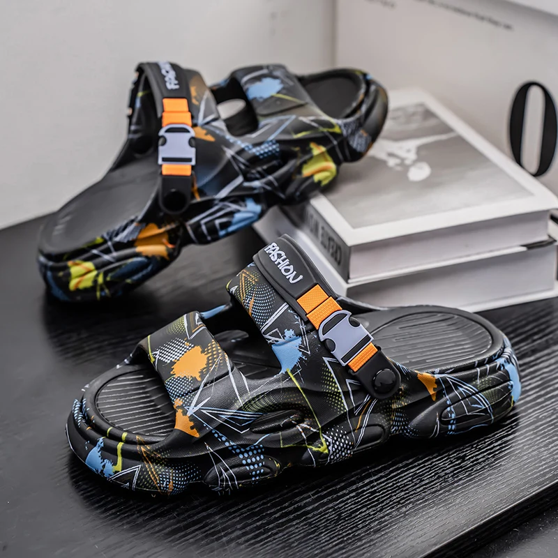 Men Slippers Platform Non-slip Indoor Outdoor Flip Flops Fashion Lightweight Two-Wear Walking Sandals Outdoor Beach Shoe for Men
Men Slippers Platform Non-slip Indoor Outdoor Flip Flops Fashion Lightweight Two-Wear Walking Sandals Outdoor Beach Shoe for Men