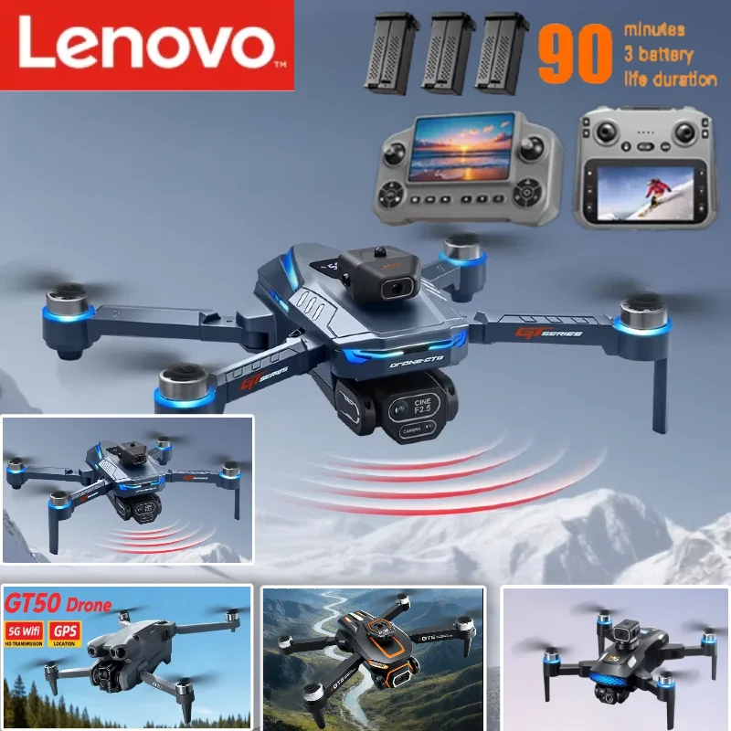 Мини-дрон Lenovo RC с двойной камерой 8K HD, модели M6 GT8 GT50 GT5, FPV WiFi квадрокоптер с функцией обхода препятствий, игрушечный дрон
Мини-дрон Lenovo RC с двойной камерой 8K HD, модели M6 GT8 GT50 GT5, FPV WiFi квадрокоптер с функцией обхода препятствий, игрушечный дрон