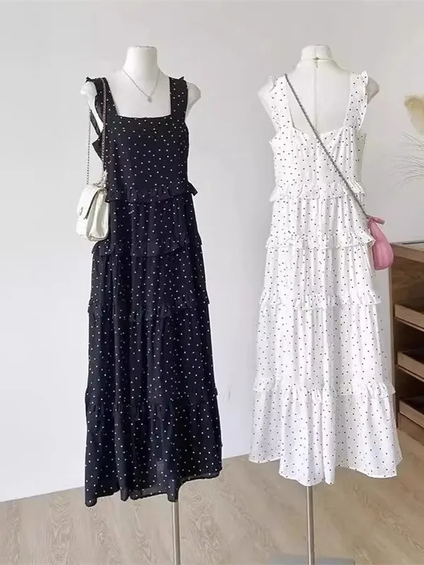 plus Size Women's Sweet Polka Dot Blouse Maxi Dress with Ruffle Sleeves Summer Slimming Gentle Style Casual A-Line Dress
plus Size Women's Sweet Polka Dot Blouse Maxi Dress with Ruffle Sleeves Summer Slimming Gentle Style Casual A-Line Dress