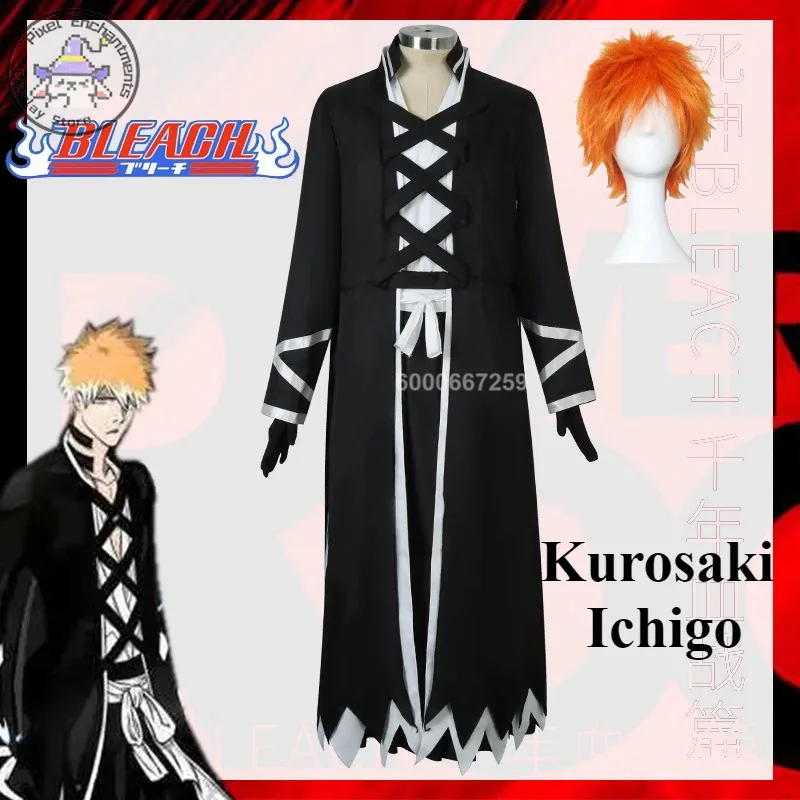 Anime Bleach Kurosaki Ichigo Cospaly Thousand-Year Blood War Arc Ichigo Kurosaki Cosplay Costume Wig Anime Costume Halloween
Anime Bleach Kurosaki Ichigo Cospaly Thousand-Year Blood War Arc Ichigo Kurosaki Cosplay Costume Wig Anime Costume Halloween
