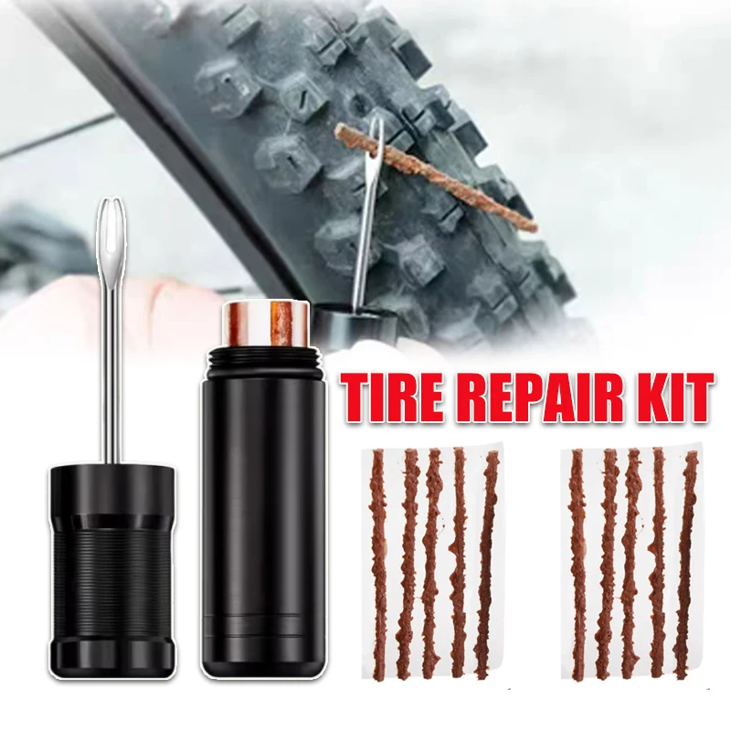 Portable Emergency Tire Repair Tool Vacuum Tire Repair Fork Drill Bit Universal Repair Rubber Strip Car And Motorcycle Parts
Portable Emergency Tire Repair Tool Vacuum Tire Repair Fork Drill Bit Universal Repair Rubber Strip Car And Motorcycle Parts