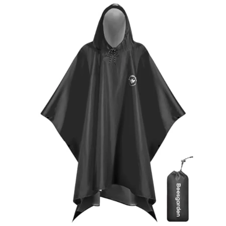 Hooded Rain Poncho for Adult, TPU IP8000mm Waterproof Coating, Reusable Unisex Rain Poncho for Hiking Travelling
Hooded Rain Poncho for Adult, TPU IP8000mm Waterproof Coating, Reusable Unisex Rain Poncho for Hiking Travelling