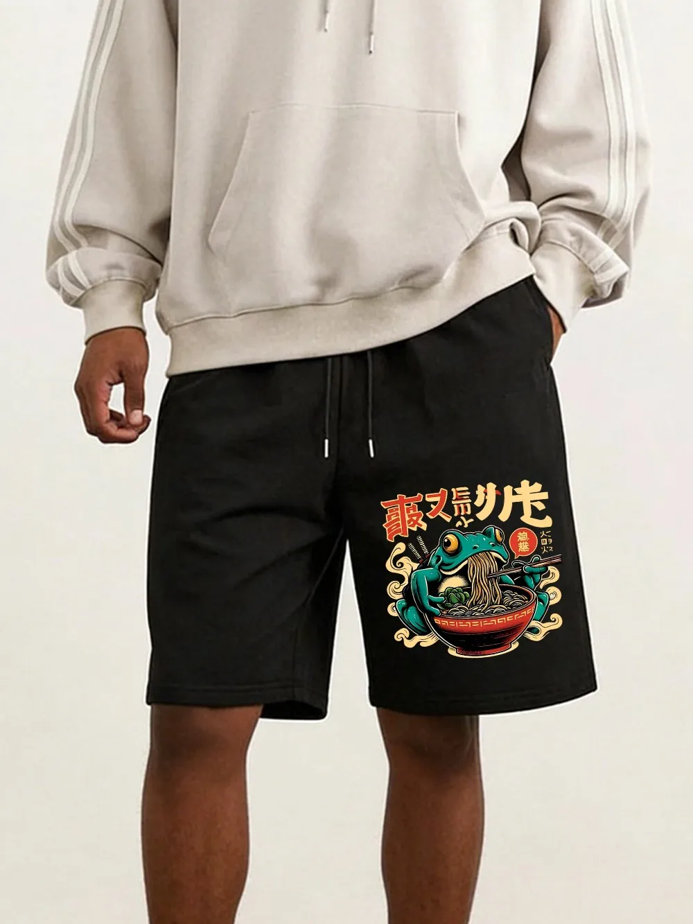 Frog Eating Ramen Noodles Printed Pants Mens Sporty Pocket Wide Shorts Basics High Waisted Shorts Summer Oversized Male Clothes
Frog Eating Ramen Noodles Printed Pants Mens Sporty Pocket Wide Shorts Basics High Waisted Shorts Summer Oversized Male Clothes