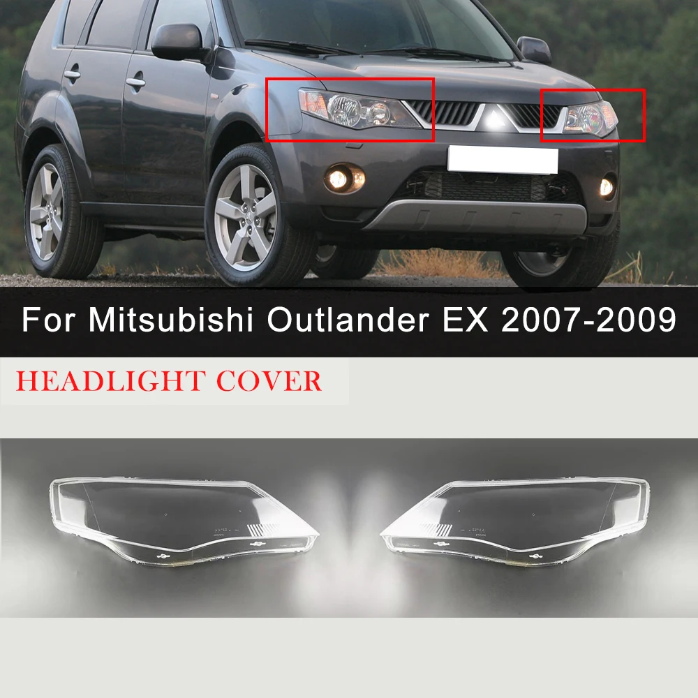 Car Headlight Cover For Mitsubishi Outlander EX 2007-2009 Clear Lampshade PVC Lens Cover Replacement Automotive Products
Car Headlight Cover For Mitsubishi Outlander EX 2007-2009 Clear Lampshade PVC Lens Cover Replacement Automotive Products
