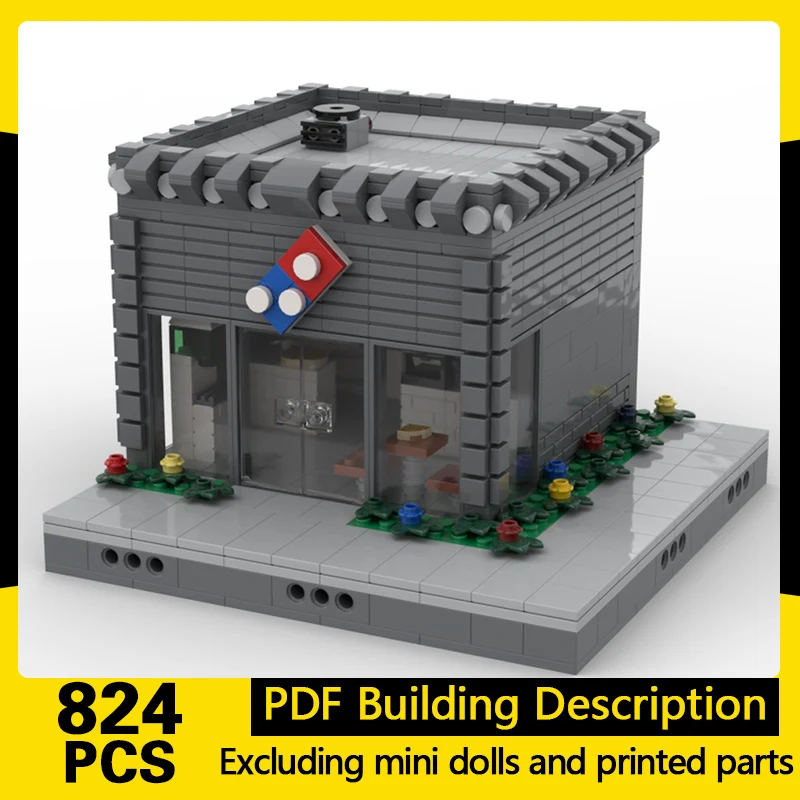 City Street View Model MOC Building Bricks Mini Pizza Restaurant Modular Technology Gifts Holiday Assemble Children Toys Suit
City Street View Model MOC Building Bricks Mini Pizza Restaurant Modular Technology Gifts Holiday Assemble Children Toys Suit