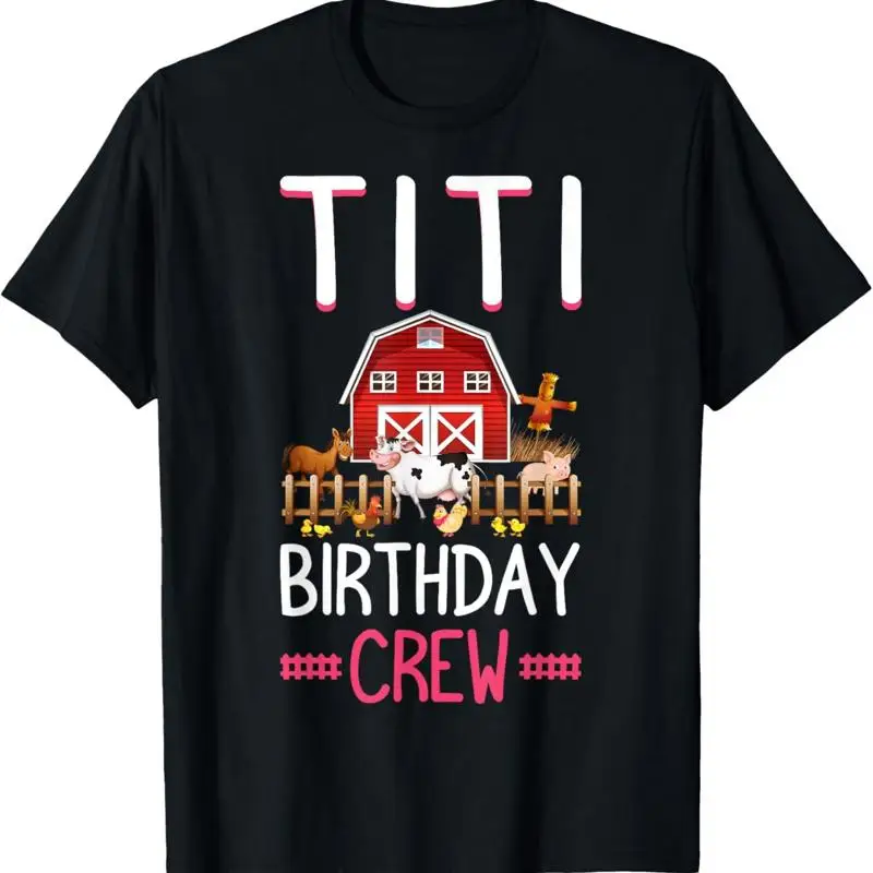 Футболка с надписью Titi Of The Birthday Crew Farm для празднования дня рождения
Футболка с надписью Titi Of The Birthday Crew Farm для празднования дня рождения