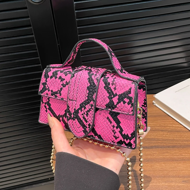 Luxury Tote Bag 2025 Trend Brand Shoulder Bags For Women Snake Pattern Mini Crossbody Bag Femme Designer Handbag Pu Leather Bag 
Luxury Tote Bag 2025 Trend Brand Shoulder Bags For Women Snake Pattern Mini Crossbody Bag Femme Designer Handbag Pu Leather Bag