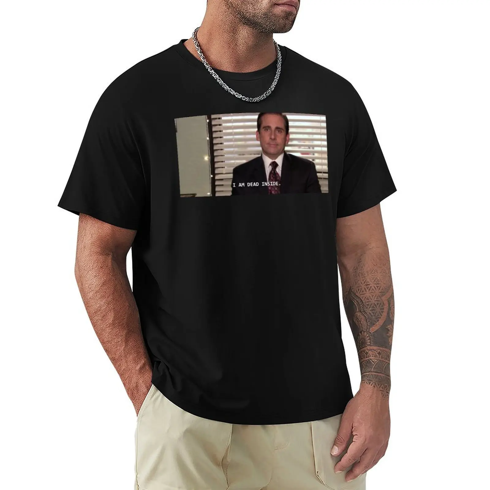 I'm dead inside - The Office T-Shirt cheap stuff topping hippie clothes cotton t shirt men
I'm dead inside - The Office T-Shirt cheap stuff topping hippie clothes cotton t shirt men