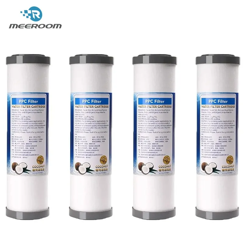 4Pcs 10 Inch 1 Micron PPC Composite Filter Cartridge Universal PPC Composite Filter for Household Water Purifier System
4Pcs 10 Inch 1 Micron PPC Composite Filter Cartridge Universal PPC Composite Filter for Household Water Purifier System