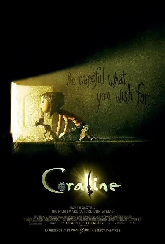Шелковый постер с художественным принтом из фильма Coraline, домашний Настенный декор
Шелковый постер с художественным принтом из фильма Coraline, домашний Настенный декор