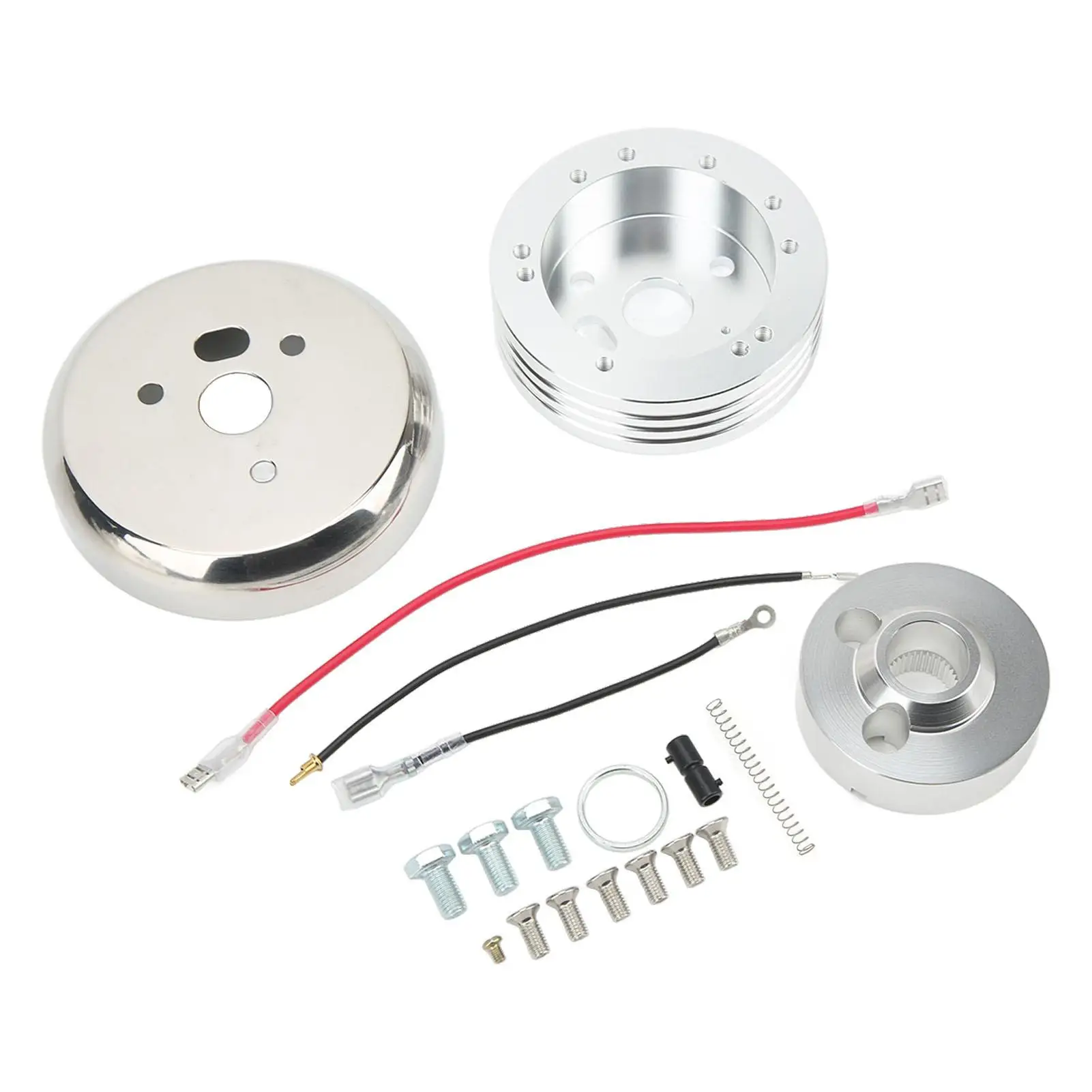 Steering Wheel Hub Adapter Polished 5 and 6 Hole Strong Bearing Capacity Replacement For flaming River 
Steering Wheel Hub Adapter Polished 5 and 6 Hole Strong Bearing Capacity Replacement For flaming River