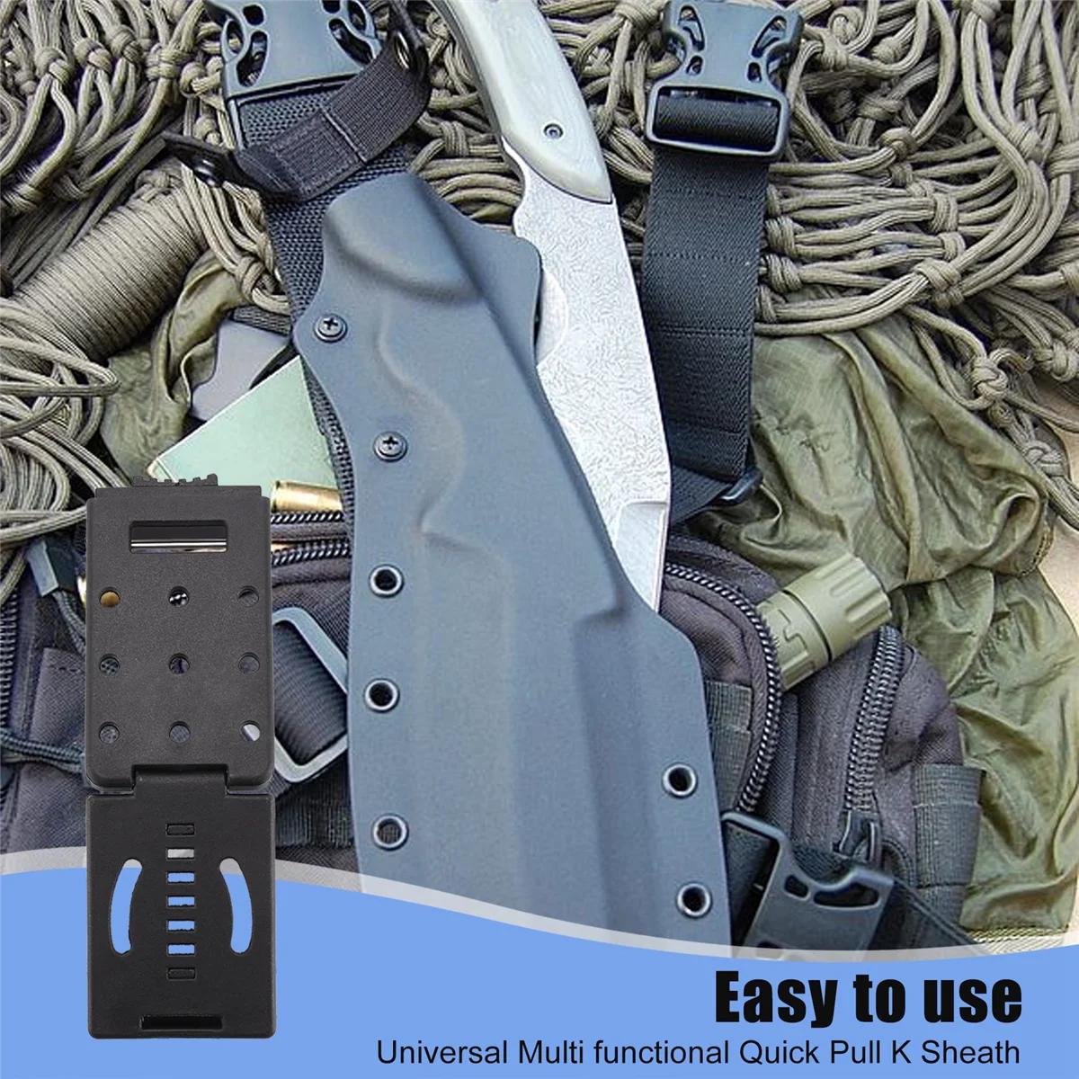 ABFKL 6PCS Travel Buckle Large Tek Lok Belt Clip Loop for Knife Kydex Sheath/Holster with Hardware, Special for DIY
ABFKL 6PCS Travel Buckle Large Tek Lok Belt Clip Loop for Knife Kydex Sheath/Holster with Hardware, Special for DIY