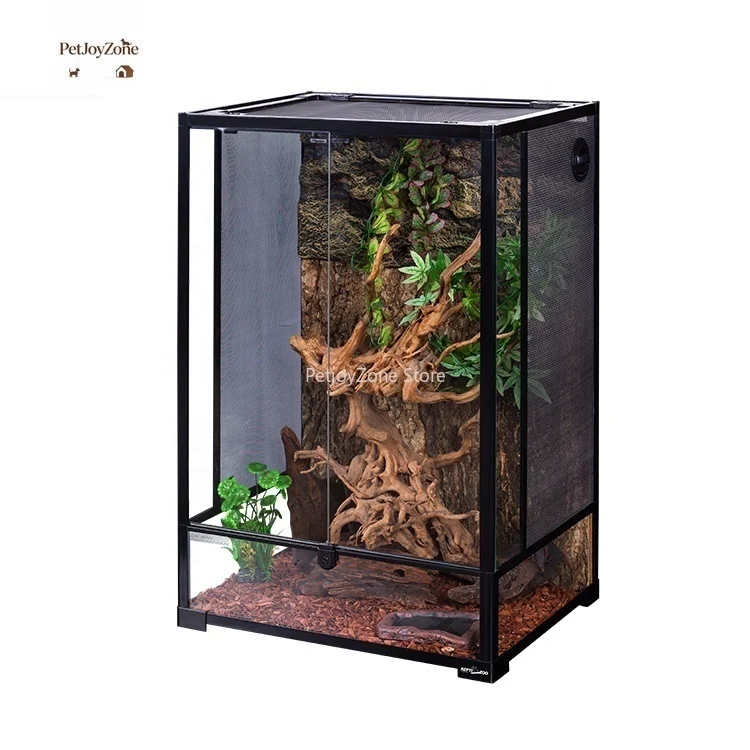 PetJoyZone RK0124N 55 Gal 208 L Knock-down Simple Glass Reptile Terrarium Cage Wire Mesh Screen Sides Tank Snake Enclosures
PetJoyZone RK0124N 55 Gal 208 L Knock-down Simple Glass Reptile Terrarium Cage Wire Mesh Screen Sides Tank Snake Enclosures