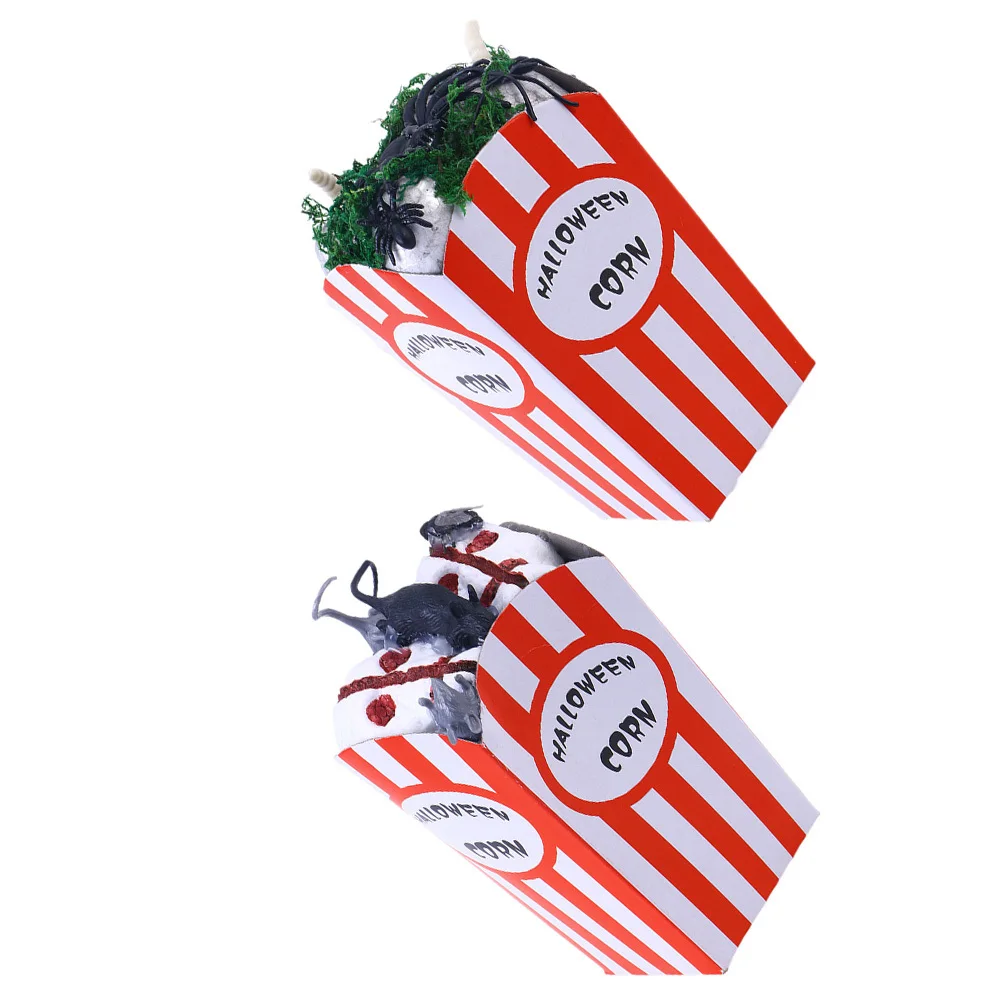 2pcs Simulation Halloween Popcorn Decorations Fake Ornaments Home Party Scene Props Desktop Decor Colorful Models Safe
2pcs Simulation Halloween Popcorn Decorations Fake Ornaments Home Party Scene Props Desktop Decor Colorful Models Safe