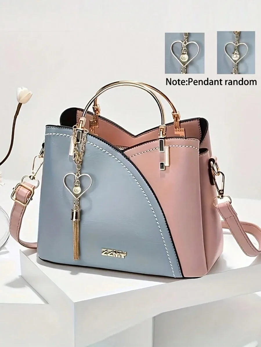 Fashion Heart Metal Tassel Crossbody Bag, Colorful Shoulder Handbag, Elegant Women Bag for Mother's Day Gift
Fashion Heart Metal Tassel Crossbody Bag, Colorful Shoulder Handbag, Elegant Women Bag for Mother's Day Gift