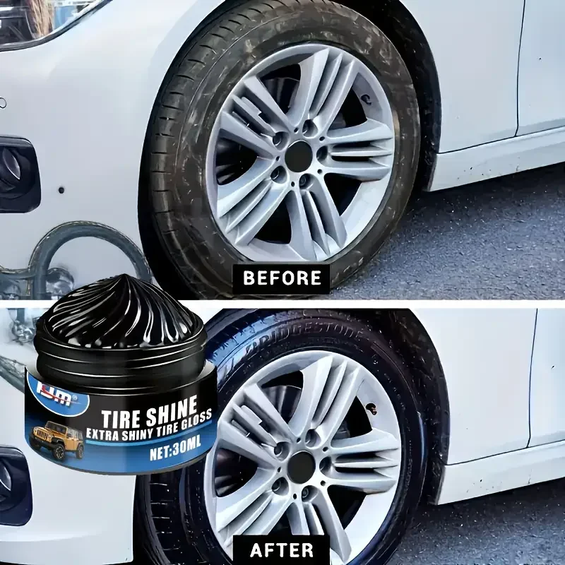 KJM New Tire Shine Wax 30 мл - Многоцелевой ремонт автомобилей, стойкий черный блеск, защита от ультрафиолета, легко наносится для сидений
KJM New Tire Shine Wax 30 мл - Многоцелевой ремонт автомобилей, стойкий черный блеск, защита от ультрафиолета, легко наносится для сидений