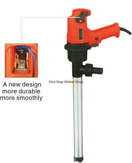 High Quality Metered Electric Fuel Pump Portable Electric Oil Drum Pump 220V Temperature Resistant diesel Pump
High Quality Metered Electric Fuel Pump Portable Electric Oil Drum Pump 220V Temperature Resistant diesel Pump