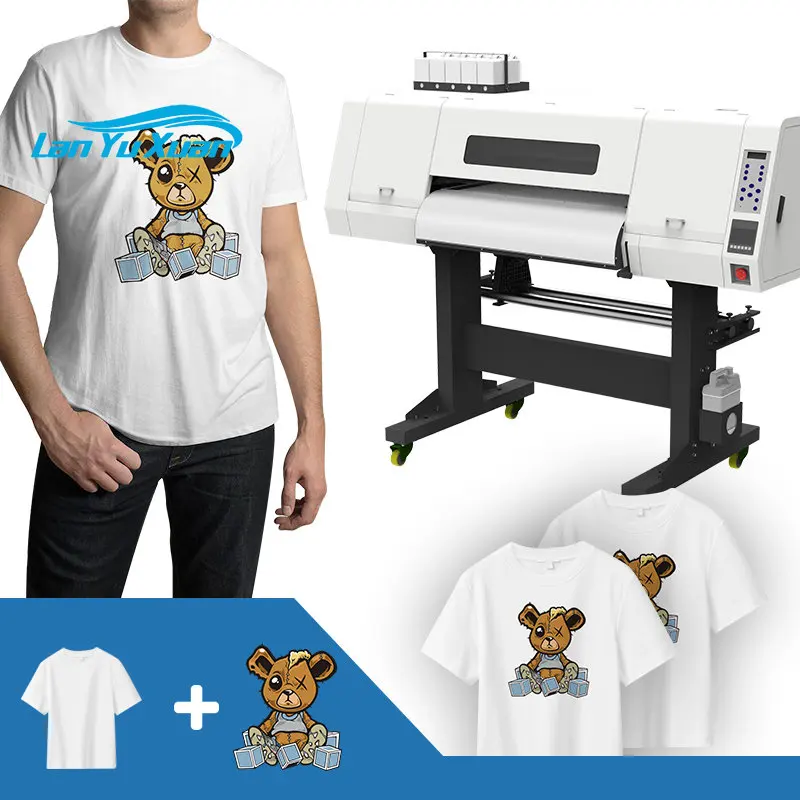 2.DTF Printing Machine Manufacturer 1.3m 60cm 40cm 30cm Pet Film DTF Printer with xp600 I3200 and Shaker for Any Fabric Tshirt
2.DTF Printing Machine Manufacturer 1.3m 60cm 40cm 30cm Pet Film DTF Printer with xp600 I3200 and Shaker for Any Fabric Tshirt