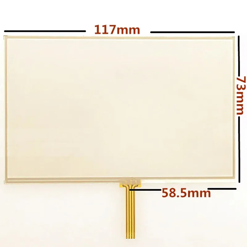 New 5“ Inch 117mm*73mm Touch Screen Panel For 117mmx73mm GPS Navigator Touch Screen Digitizer Panel Replacement
New 5“ Inch 117mm*73mm Touch Screen Panel For 117mmx73mm GPS Navigator Touch Screen Digitizer Panel Replacement