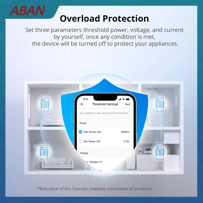 ABAN POWCT Ring Smart Power Meter ESP32 Chip Current Transformer 100A Energy Monitor Contacter Control Works With Alexa IFTTT
ABAN POWCT Ring Smart Power Meter ESP32 Chip Current Transformer 100A Energy Monitor Contacter Control Works With Alexa IFTTT