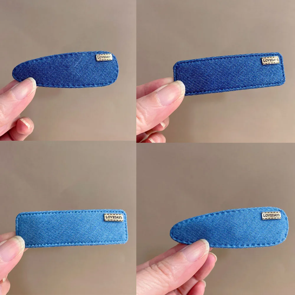 2pc Hot Fashion Cool Denim Square Drop BB Hairpin Hair Side Clips for Women Girls Korean Hair Accessories Headwear Ornament
2pc Hot Fashion Cool Denim Square Drop BB Hairpin Hair Side Clips for Women Girls Korean Hair Accessories Headwear Ornament
