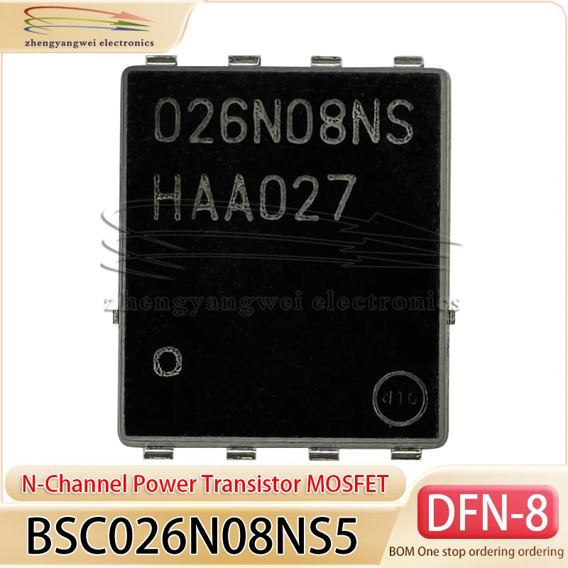 BSC026N08NS5 026N08NS 5PCS BSC026N08NS5ATMA1 low internal resistance MOS transistor N-channel 80V100A field-effect transistor
BSC026N08NS5 026N08NS 5PCS BSC026N08NS5ATMA1 low internal resistance MOS transistor N-channel 80V100A field-effect transistor