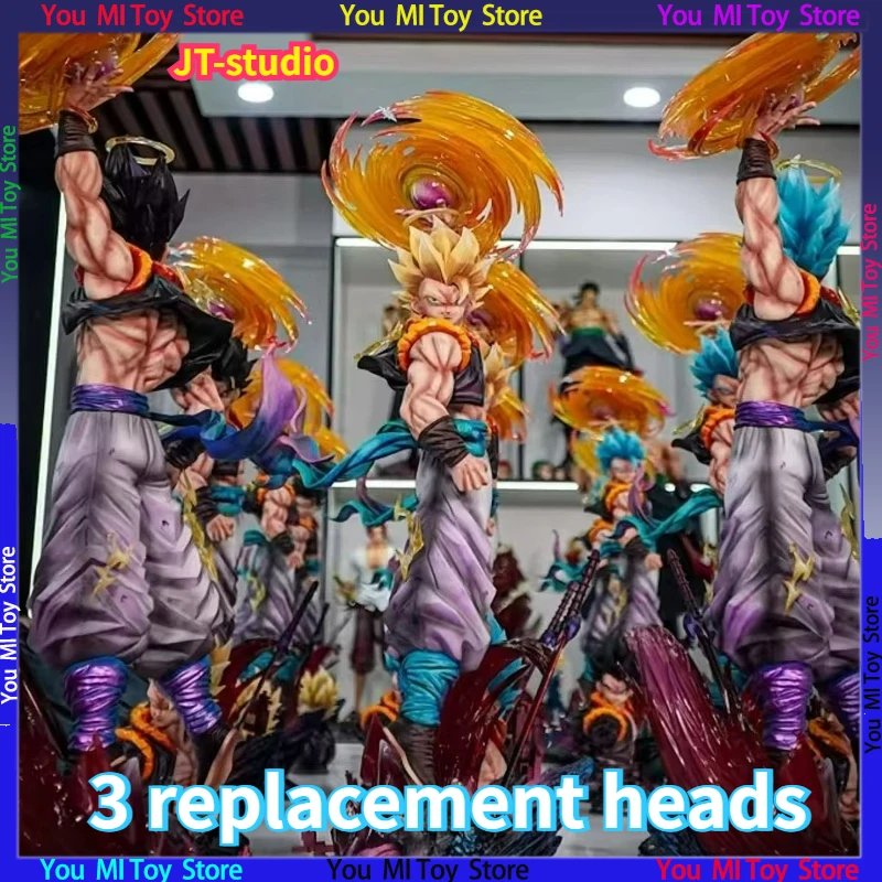 Фигурка JT Statue 45 см/17,72 дюйма Dragon Ball Z Гогета с 3 сменными головами, коллекционная модель Super Saiyan, игрушка, подарок
Фигурка JT Statue 45 см/17,72 дюйма Dragon Ball Z Гогета с 3 сменными головами, коллекционная модель Super Saiyan, игрушка, подарок
