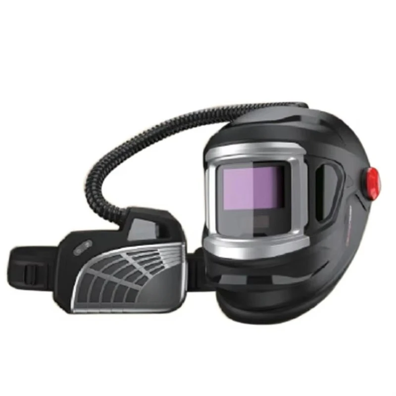 Welding Helmet with Face Shield and Air Purifying System HXQ-9100 Welding Mask Solar Auto Darkening Respirator
Welding Helmet with Face Shield and Air Purifying System HXQ-9100 Welding Mask Solar Auto Darkening Respirator