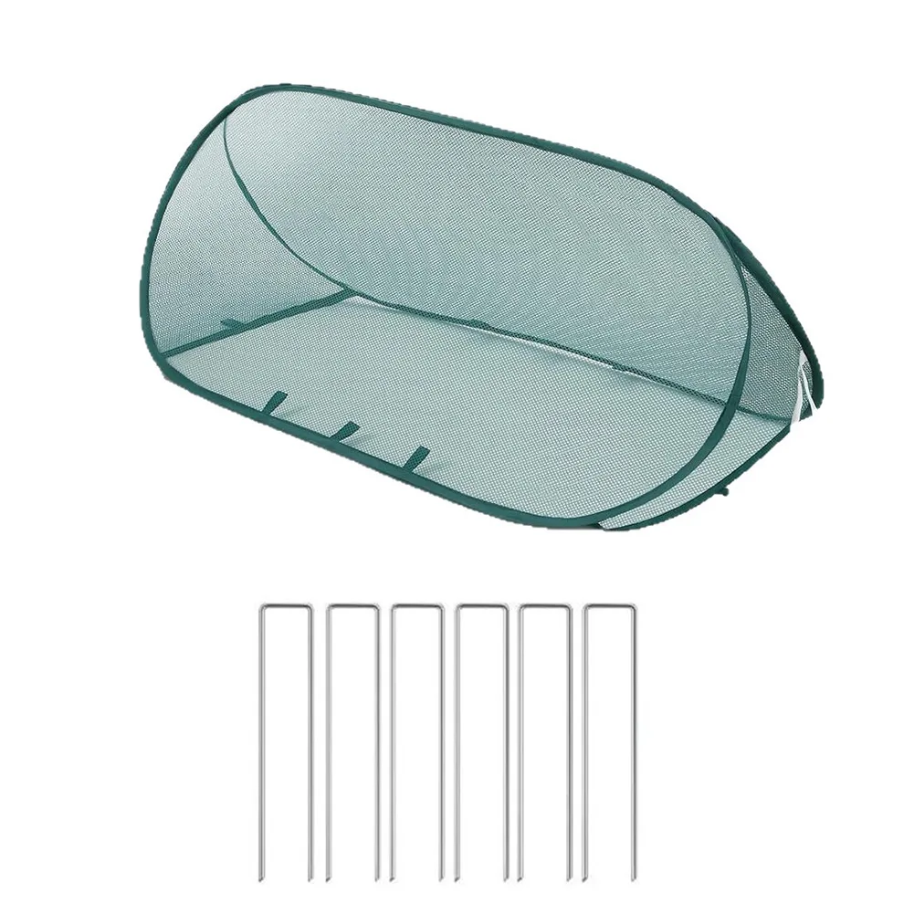 Pop-up Tent for Plants Mesh Design 39.37 x 15.74 x 15.74 Inches Foldable Garden Protector with 6 U Nails and UV Resistant Fabric
Pop-up Tent for Plants Mesh Design 39.37 x 15.74 x 15.74 Inches Foldable Garden Protector with 6 U Nails and UV Resistant Fabric