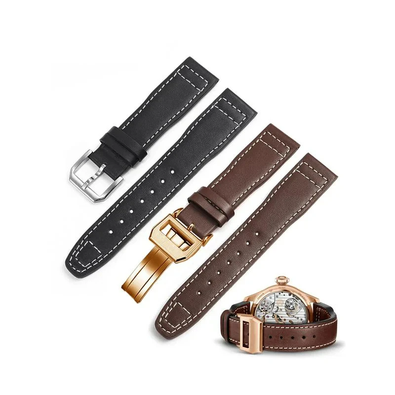 I-W-C genuine leather strap suitable for pilot Mark Little Prince watch strap with original Portofino Portugal
I-W-C genuine leather strap suitable for pilot Mark Little Prince watch strap with original Portofino Portugal