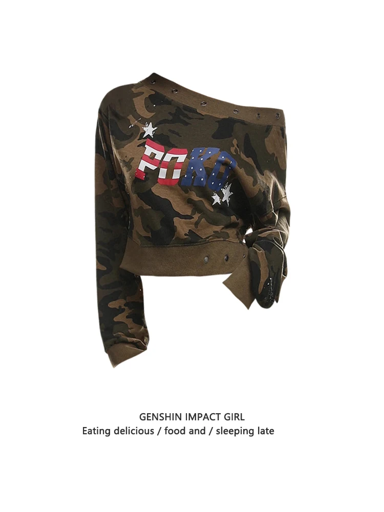 Slim Fit Long Sleeve Hoodie Women's Early Autumn Front Back Wear Sweet Spicy Letter Print Diagonal Collar Trendy Button up Top
Slim Fit Long Sleeve Hoodie Women's Early Autumn Front Back Wear Sweet Spicy Letter Print Diagonal Collar Trendy Button up Top