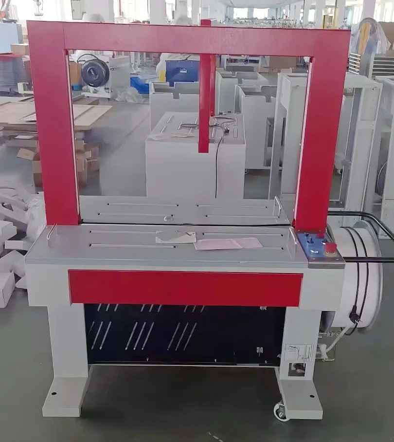 Automatic PP strapping carton heat sealing machine; semi-automatic double motor strapping machine.
Automatic PP strapping carton heat sealing machine; semi-automatic double motor strapping machine.