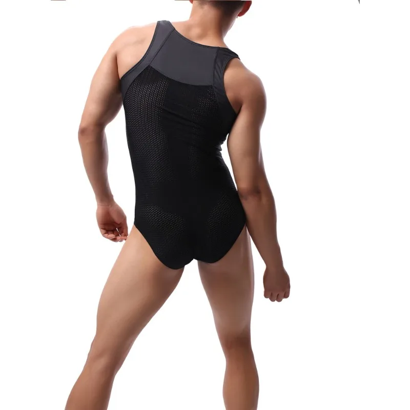 Mesh sports triangle onesie swimsuit men's pajamas underwear party wear JJ81
Mesh sports triangle onesie swimsuit men's pajamas underwear party wear JJ81