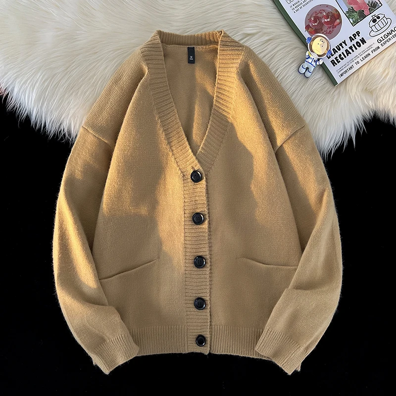 Thicken New Stripe Sweater Knit Ribbed Coat Outerwear Casual Warm Men Vintage Cardigan Jacket Male V Neck Long Sleeve Sweatshirt
Thicken New Stripe Sweater Knit Ribbed Coat Outerwear Casual Warm Men Vintage Cardigan Jacket Male V Neck Long Sleeve Sweatshirt