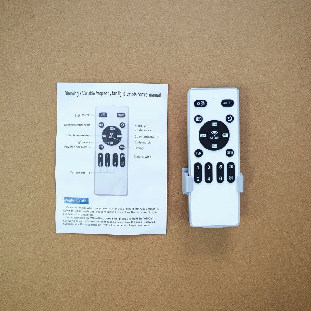 For Home Comfort Control Fan Light Controller 6-speed Fan Switch Remote Control 42-Inch For 42-inch Concealed Fans
For Home Comfort Control Fan Light Controller 6-speed Fan Switch Remote Control 42-Inch For 42-inch Concealed Fans