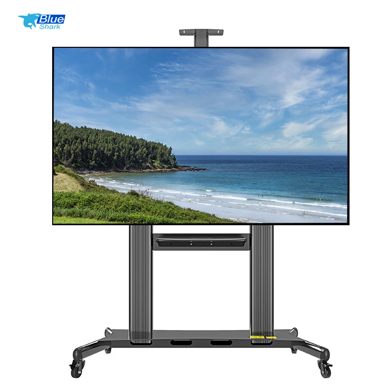 100inch Double Column Mobile TV Stand Rolling TV Cart Floor Stand with Mount on Lockable Wheels Height Adjustable Shelf
100inch Double Column Mobile TV Stand Rolling TV Cart Floor Stand with Mount on Lockable Wheels Height Adjustable Shelf