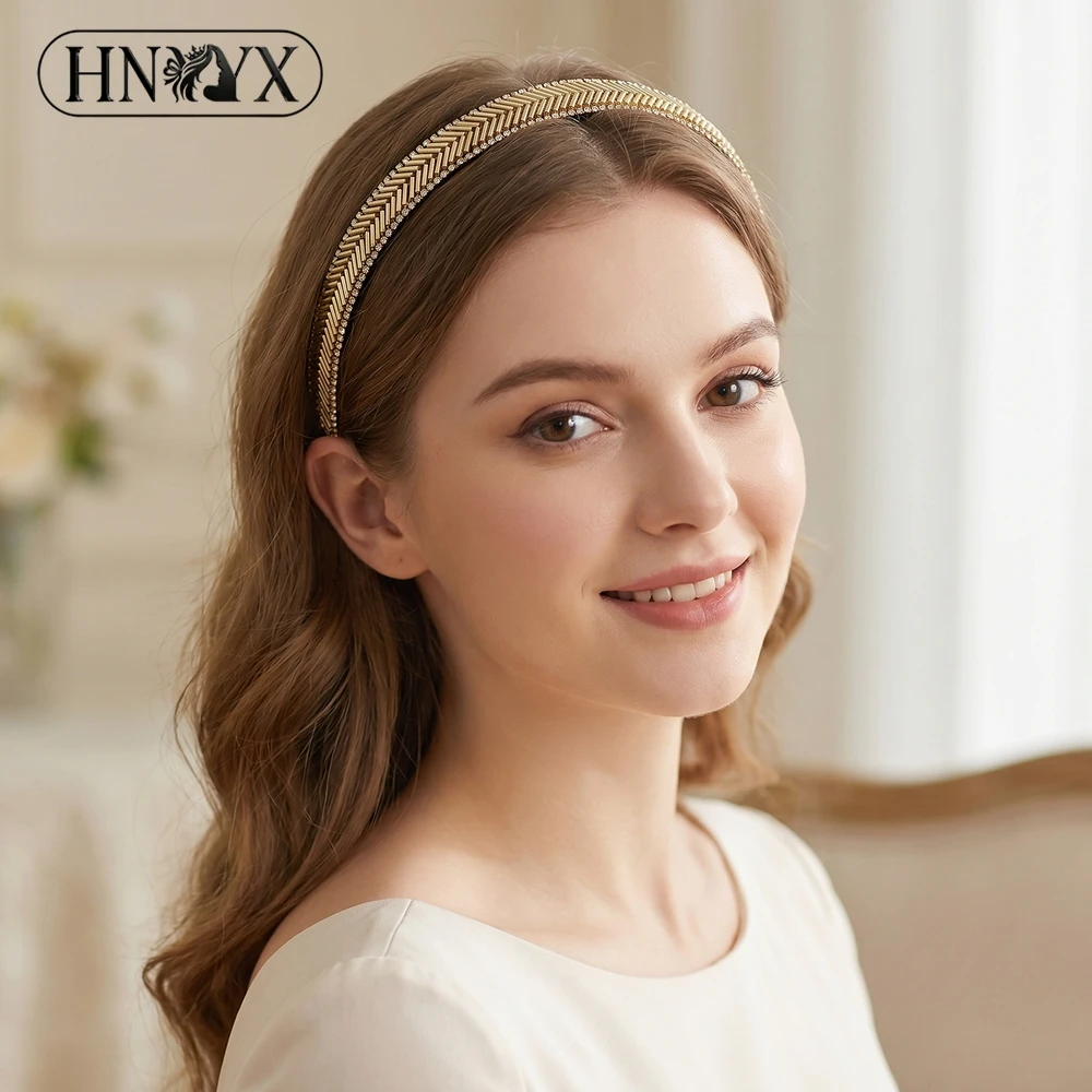 HNYYX Classic Gold Color Headband Women Elegant Daily Wear Hair Accessories Handmade Party Headpieces A17
HNYYX Classic Gold Color Headband Women Elegant Daily Wear Hair Accessories Handmade Party Headpieces A17