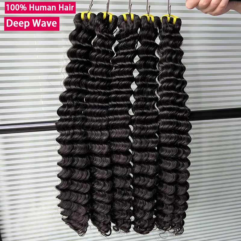 GDYLuxury 30-дюймовые пучки волос Deep Wave из натуральных необработанных девственных волос, вьетнамские волосы для наращивания, глубокие кудри # 1B
GDYLuxury 30-дюймовые пучки волос Deep Wave из натуральных необработанных девственных волос, вьетнамские волосы для наращивания, глубокие кудри # 1B